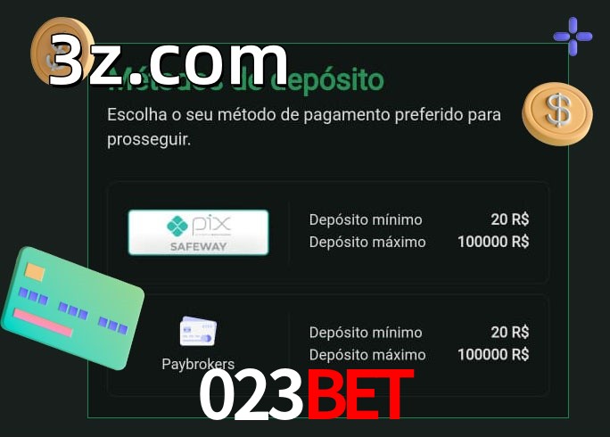 O cassino 023BETbet oferece uma grande variedade de métodos de pagamento